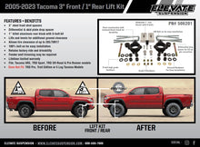 Load image into Gallery viewer, Elevate 3”/1” FRL Lift Kit, 2005+ Toyota Tacoma 2/4WD
