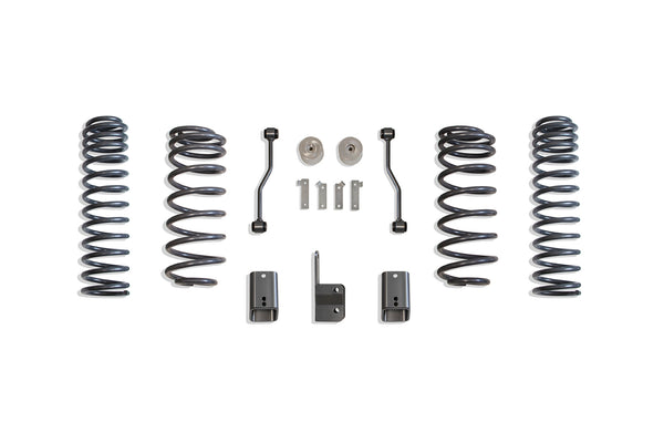 Elevate 3" Suspension Lift Kit, 2018+ Jeep Wrangler JL 4Dr / 4" Suspension Lift Kit, 18+ Jeep Wrangler JL 2Dr - No Shocks