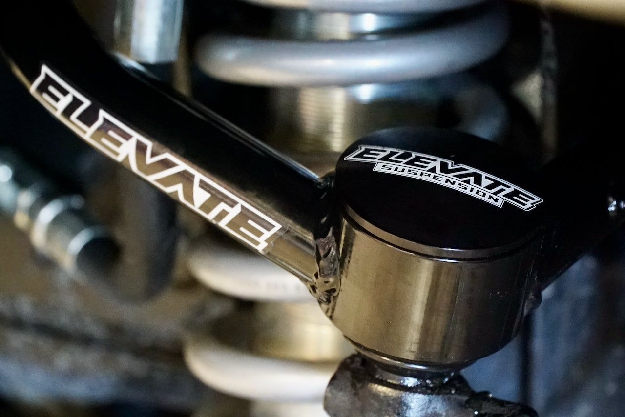 Elevate Billet Cap for Chromoly Ball Joint UCA, Pair
