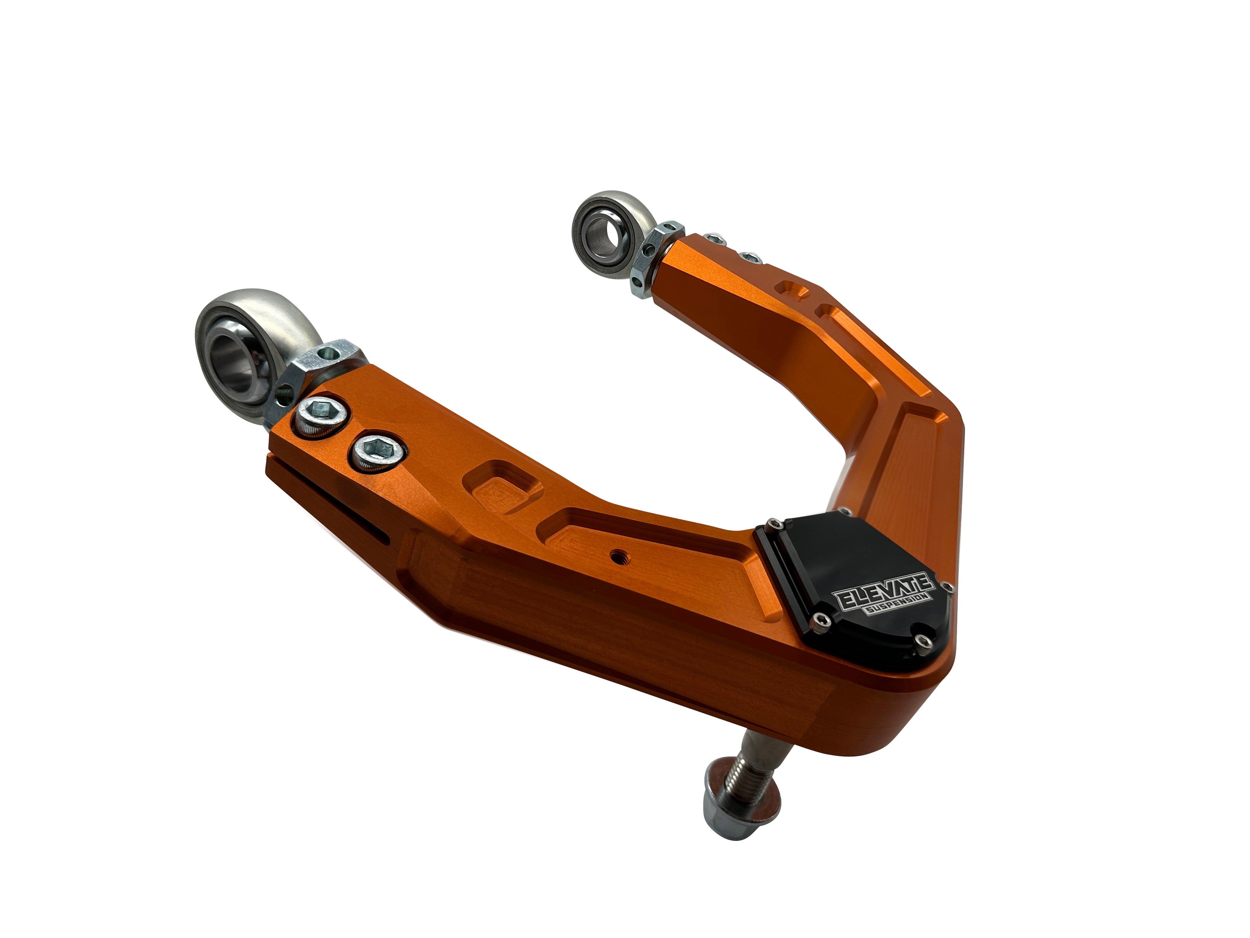 Elevate ®FOX Orange Billet Uniball UCA, 2022-2026 Tundra / 2023-2026 SEQUOIA 2/4WD