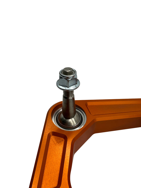 Elevate ®FOX Orange Billet Uniball UCA, 2022-2026 Tundra / 2023-2026 SEQUOIA 2/4WD