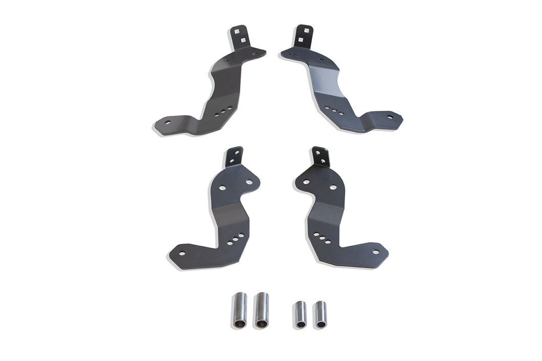 Elevate Caster Correction Brackets, 2018+ Jeep Wrangler JL / 2020+ Jeep Gladiator JT