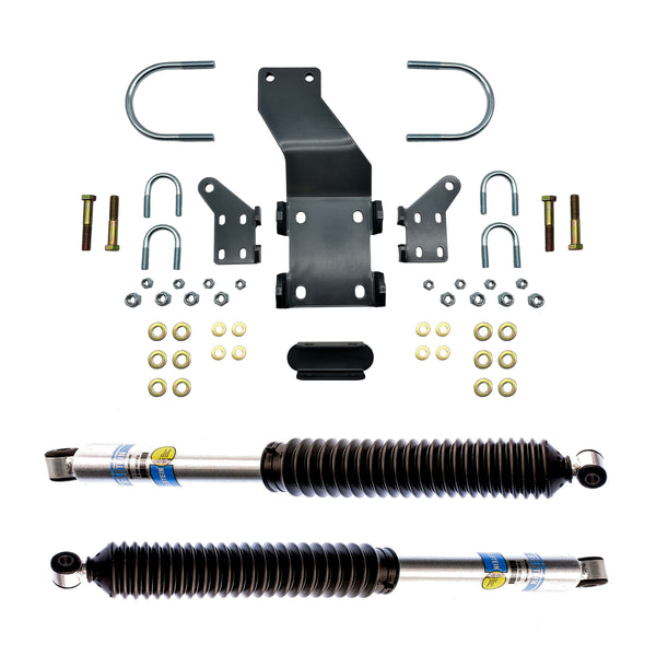 Elevate Dual Steering Stabilizer Kit With Bilstein 5100 Shocks, 2017+ Ford F250F350 4WD