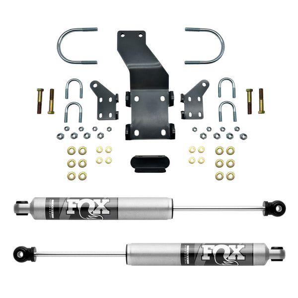 Elevate Dual Steering Stabilizer Kit With FOX 2.0 IFP Stabilizer Shock, 2017+ F250F350 4WD