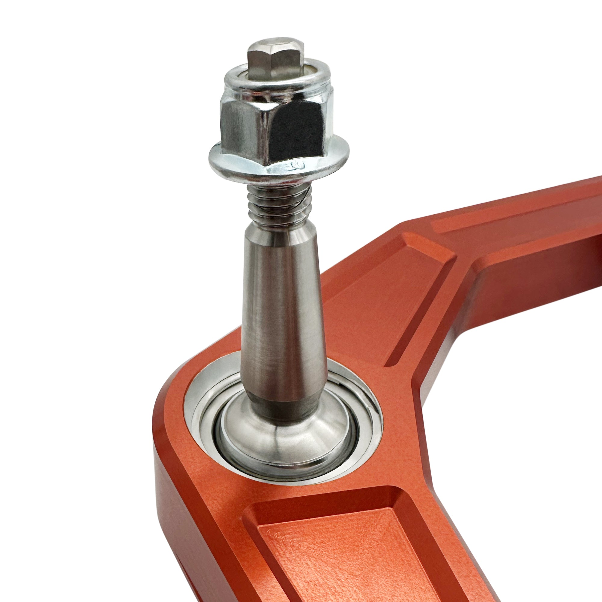 Elevate ®FOX Orange Billet Uniball UCA, 2024+ Tacoma / 2025+ 4runner / 2024+ Landcruiser LC2502/4WD