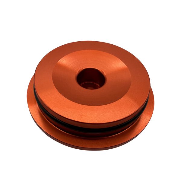 Elevate Fox Orange Billet Cap for GM1500 Chromoly Ball Joint UCA, Pair
