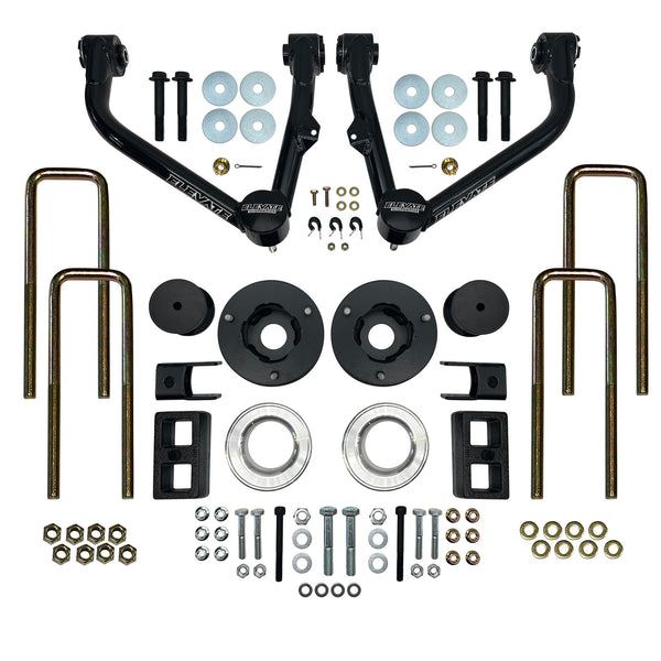 Elevate Suspension 4" Basic Lift Kit, 2019-2023 GM1500 2/4WD