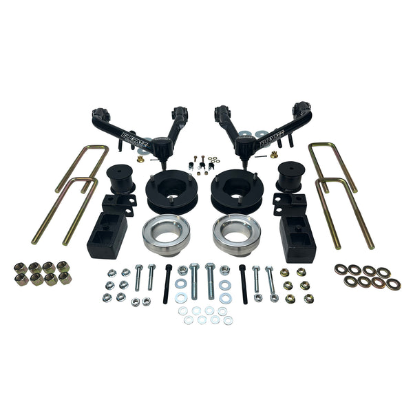 Elevate Suspension 4" Basic Lift Kit, 2019-2023 GM1500 2/4WD